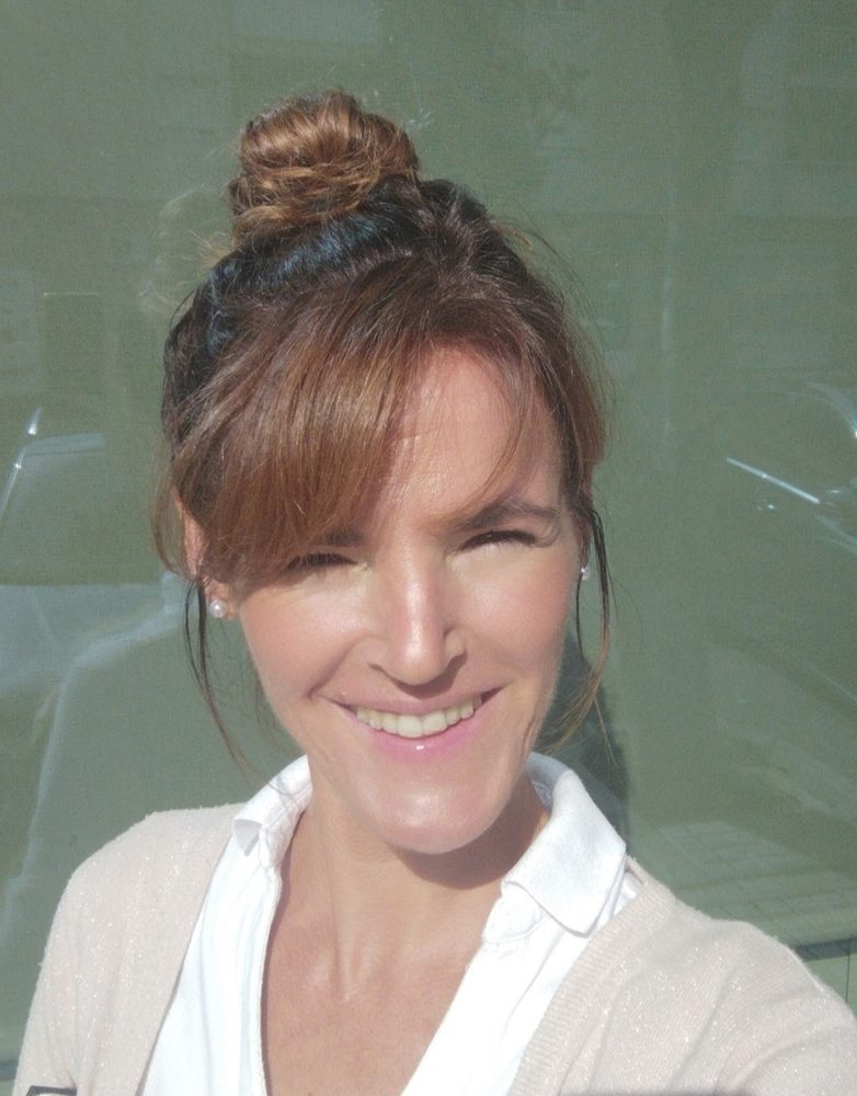 Retrato de Araceli Lozano sonriendo
